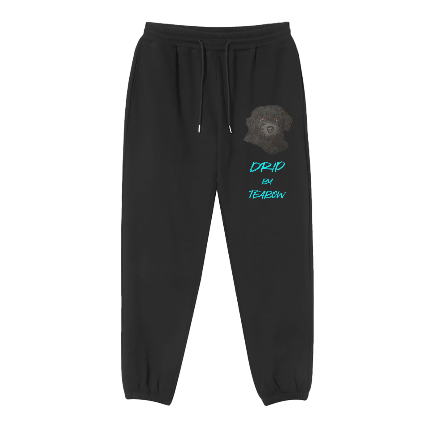 Drip by TeaBow - Elastic Waist Cotton Joggers